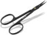 Фото #1 товара Cuticle Scissors Black with Tower Tip - Stainless Steel - Curved Cutting Surface