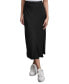 Women's Logo-Waistband Midi Slip Skirt