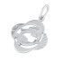 Silver pendant zodiac sign Pisces - four-leaf clover SILVEGOB10281S03