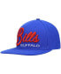 ფოტო #4 პროდუქტის Men's Royal Buffalo Bills Script Wordmark Snapback Hat