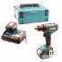 Makita Akkubohrschrauber-Set 12V + 18V + je 2x Akku & Lader + Exzenterschleifer BO5031K