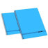 Notebook ENRI Soft cover Blue 80 Sheets 4 mm Quarto (10 Units)