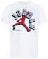 ფოტო #7 პროდუქტის Big Boys Varsity Jumpman Short Sleeve Tee