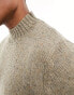 Фото #6 товара Jack & Jones thick jumper with high neck in beige