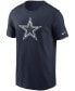 Фото #3 товара Men's Navy Dallas Cowboys Primary Logo T-shirt