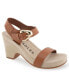 Фото #2 товара Women's Meyer Open Toe Buckle Strap Wedge Sandals