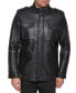 Men's Faux Leather Four Pocket Field Jacket