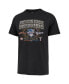 ფოტო #3 პროდუქტის Men's Black Distressed Houston Astros vs. Texas Rangers 2023 ALCS Matchup Franklin T-shirt
