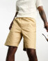 Фото #4 товара Selected Homme – Locker geschnittene Shorts in Beige mit elastischem Bund