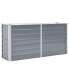 Фото #1 товара Garden Raised Bed Galvanized Steel 63"x15.7"x31.3" Gray