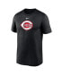 ფოტო #2 პროდუქტის Men's Black Cincinnati Reds Legend Fuse Large Logo Performance T-shirt