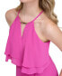 ფოტო #4 პროდუქტის Women's Popover Chiffon Halter Maxi Dress