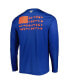 Фото #3 товара Men's Royal Florida Gators Terminal Shot Omni-Shade Omni-Wick Long Sleeve T-shirt