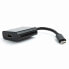 Фото #1 товара Адаптер USB C—HDMI GEMBIRD WNP-RP300-01 4K Ultra HD USB-C 3.1 Чёрный