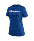 ფოტო #2 პროდუქტის Women's Royal Los Angeles Rams Sideline Velocity Performance T-shirt