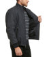 Фото #4 товара Men's Wool Bomber Jacket With Knit Trim