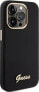 Guess Guess GUHCP15LSMBSLK iPhone 15 Pro 6.1" czarny/black hardcase Silicone Script Metal Logo & Frame