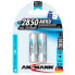 Фото #1 товара ANSMANN 1x2 NiMH Rechargeable 2850 Mignon AA 2650mAh Batteries