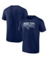 Фото #1 товара Men's Navy Tennessee Titans Music City Football Heavy Hitter T-shirt