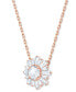 Фото #3 товара Swarovski crystal Sunshine Pendant Necklace, 14-7/8" + 2" extender