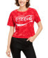 ფოტო #1 პროდუქტის Juniors' Coca-Cola Tie-Dye T-Shirt