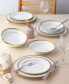 Charlotta Gold Set of 4 Soup Bowls, Service For 4