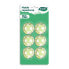 Muffin Tray Algon Green Spots Disposable