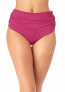 Фото #1 товара Anne Cole 285858 Women's Convertible High Waist Shirred Swim Bottom, Size SM