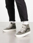 Фото #1 товара Vans SK8-Hi trainers in theory wool charcoal