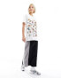 ASOS DESIGN oversized t-shirt with seashell graphic in white Белый, XS - EU 32-34 - фото #3