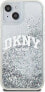 Фото #1 товара DKNY DKNY Liquid Glitter Big Logo - Etui iPhone 15 / 14 / 13 (biały)