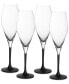 Фото #1 товара Manufacture Rock Champagne Flutes, Set of 4