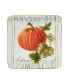 Фото #2 товара Autumn Harvest Canape Square Plate, Set of 4