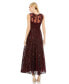Фото #2 товара Women's Embroidered High Neck Sleeveless Dress