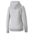 Puma Essential Logo Pullover Hoodie Womens Grey Casual Outerwear 84685804