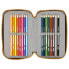 SAFTA Naruto Triple Filled 36 Pieces Pencil Case