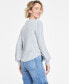 ფოტო #2 პროდუქტის Women's Pointelle-Rib Long-Sleeve Top, Created for Macy's