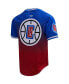 ფოტო #3 პროდუქტის Men's Kawhi Leonard Royal, Red LA Clippers Ombre Name and Number T-shirt