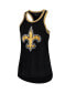ფოტო #3 პროდუქტის Women's Black New Orleans Saints Tater Tank Top