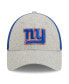 Фото #2 товара Men's Heather Gray, Royal New York Giants Pop Trucker 9FORTY Adjustable Hat