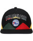 Men's Black Philadelphia 76ers Black History Month Snapback Hat