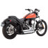 VANCE + HINES Shortshots Harley Davidson FLS 1690 ABS Softail Slim 12-17 Ref:17225 not homologated full line system Серебристый, Not Homologated - фото #4