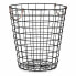 Basket With handles Black Steel 30 x 30 x 30 cm (12 Units)