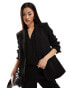 Фото #2 товара Mango co-ord blazer in black