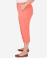 ფოტო #3 პროდუქტის Plus Size Neptune Beach Pull-On Beach Capri Pants