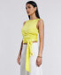 ფოტო #8 პროდუქტის Women's Wrap-Back Sleeveless Top