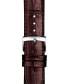 Фото #2 товара Ремешок для часов Tissot официальный Наручные браслеты из коричневой кожи