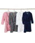 Kids Super Plush Double Brushed Hooded Polyester Bathrobe