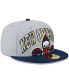 Men's Gray, Navy New Orleans Pelicans Tip-Off Two-Tone 59FIFTY Fitted Hat