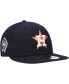 Фото #2 товара Men's Navy Houston Astros 9/11 Memorial Side Patch 59Fifty Fitted Hat